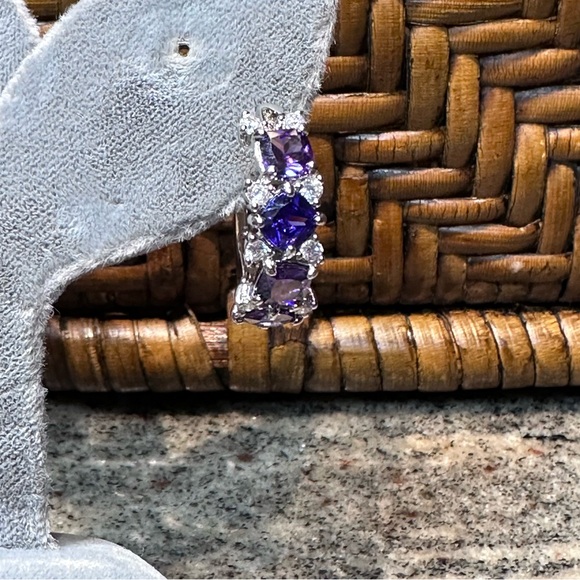 Bomb Party - Scattered Hoops w/ Purple Topaz & Dark Amethyst, February 2024 - Picture 4 of 11